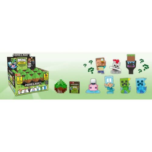 《 MATTEL 》Minecraft 迷你場景組合-刷怪蛋 (隨機出貨)