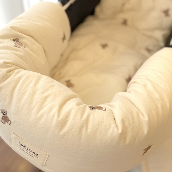 ba&ttang  小熊兩用推車圍墊包