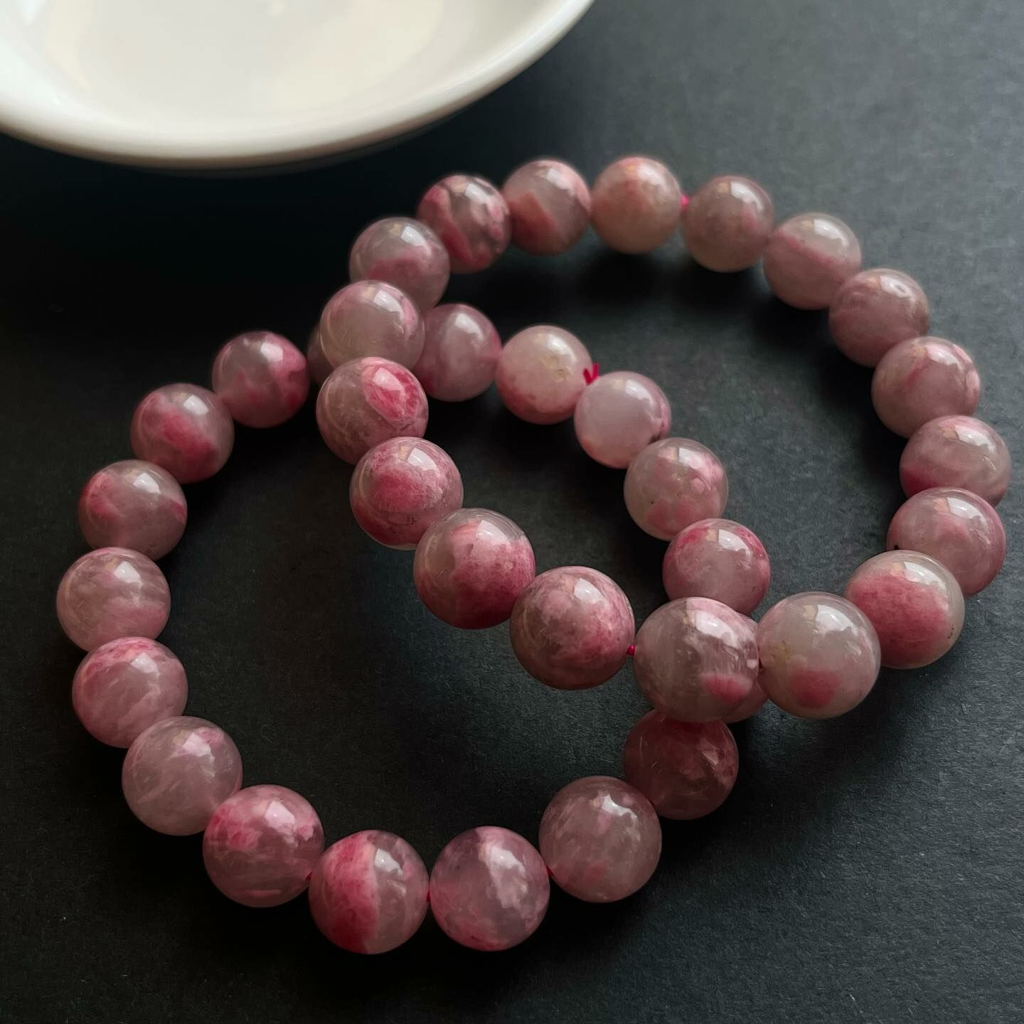 [原石] 櫻花雨薔薇輝石 水晶手串