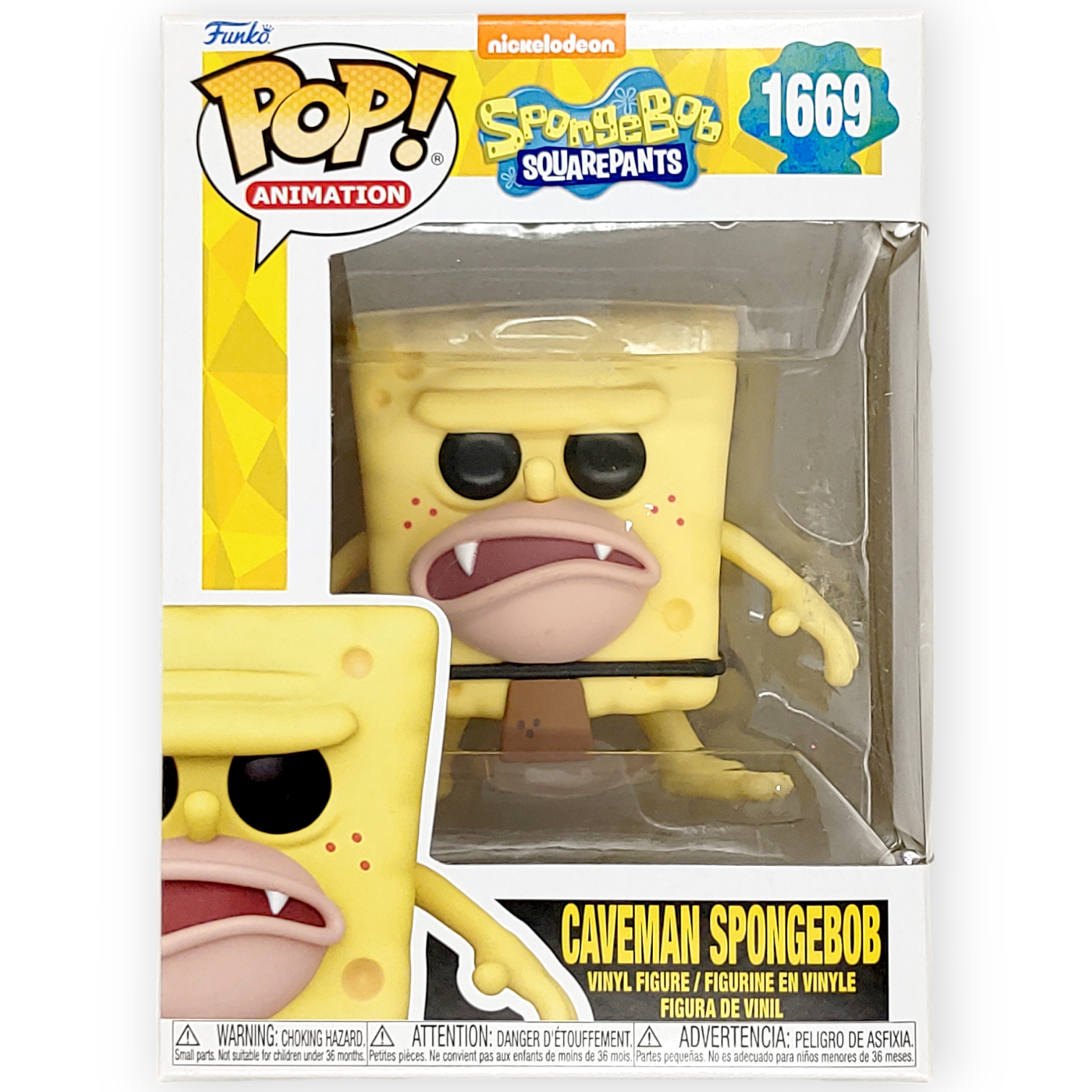 FUNKO POP<海綿寶寶>海綿寶寶_山洞人-No.1669