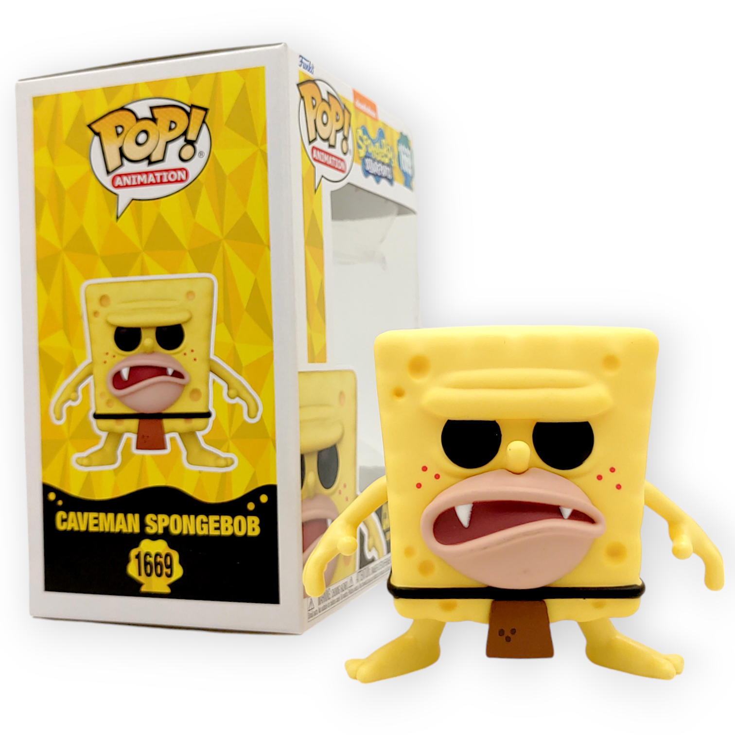 FUNKO POP<海綿寶寶>海綿寶寶_山洞人-No.1669