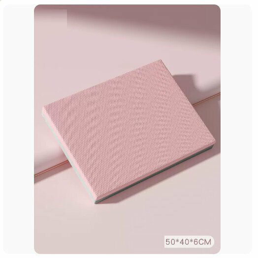 熱推平衡墊平板支撐核心訓練瑜伽墊【大號款【50*40*6cm】灰粉雙拼】