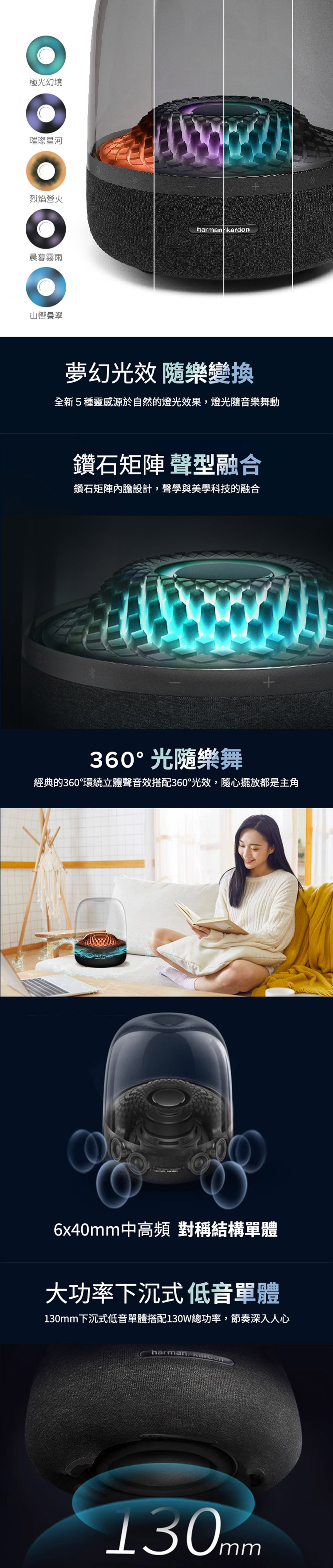 Harman Kardon AURA STUDIO4 藍芽喇叭