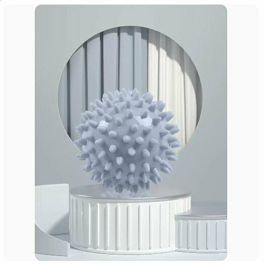 Hot Fascia Ball Muscle Relaxation Massage Ball [Hedgehog Ball Blue [Bump Massage 7.5cm]