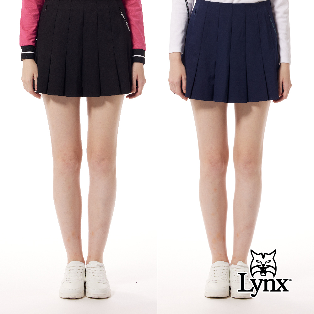 首爾高桿風格！百摺造型隱形拉鍊口袋後腰緹花運動褲裙