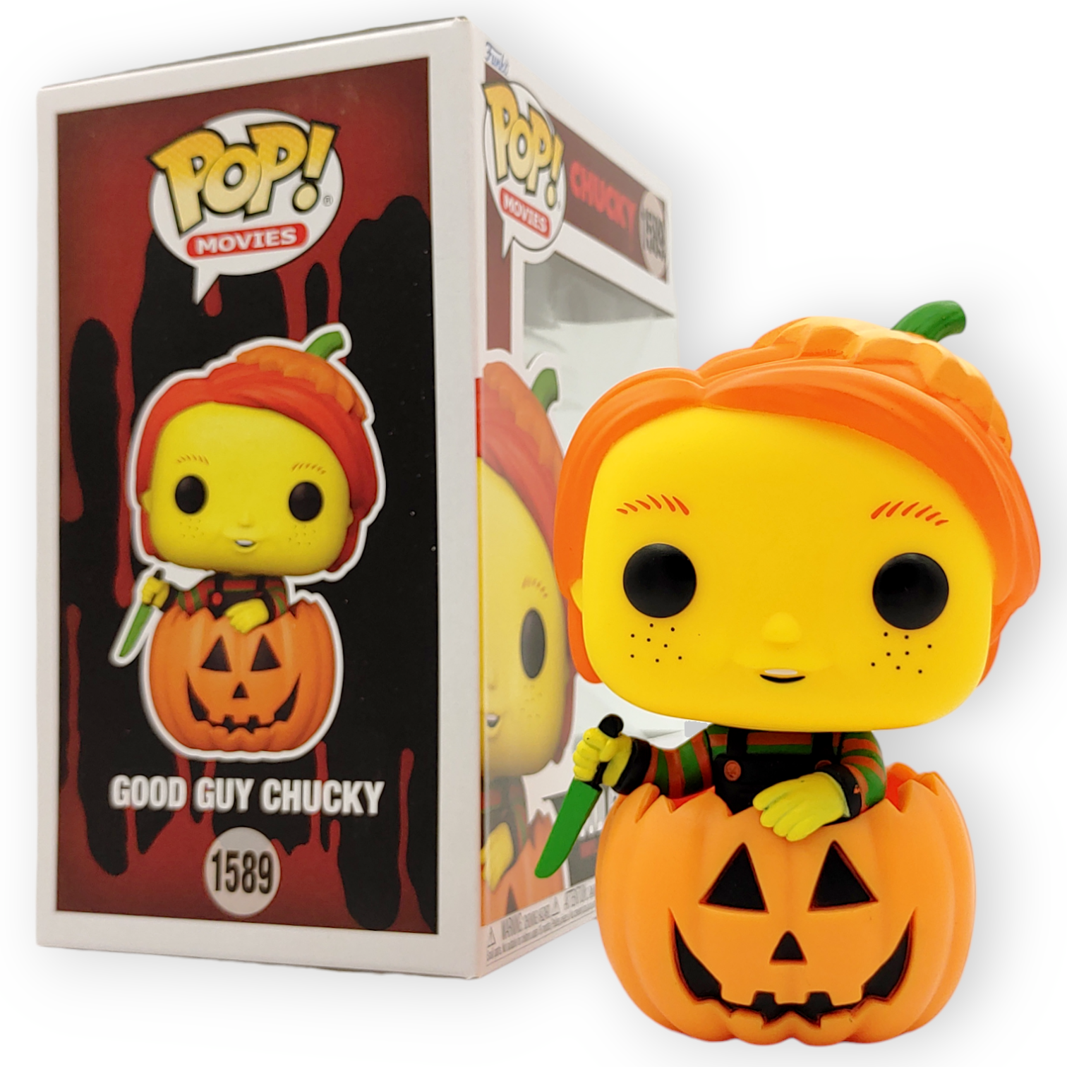 FUNKO POP <娃鬼回魂>好人恰吉娃娃_萬聖節南瓜-No.1589