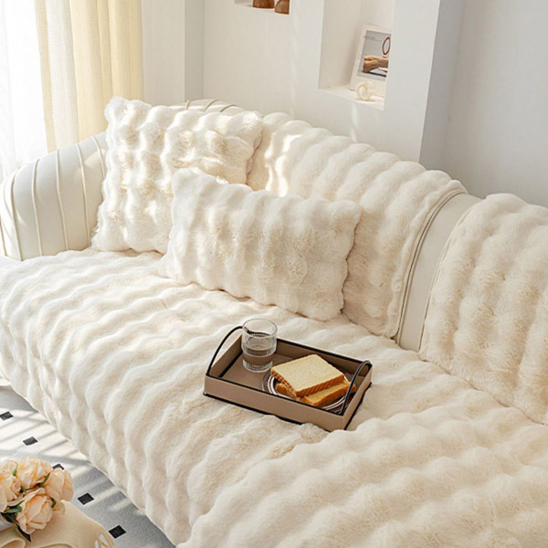 仿兔毛柔軟加厚沙發墊