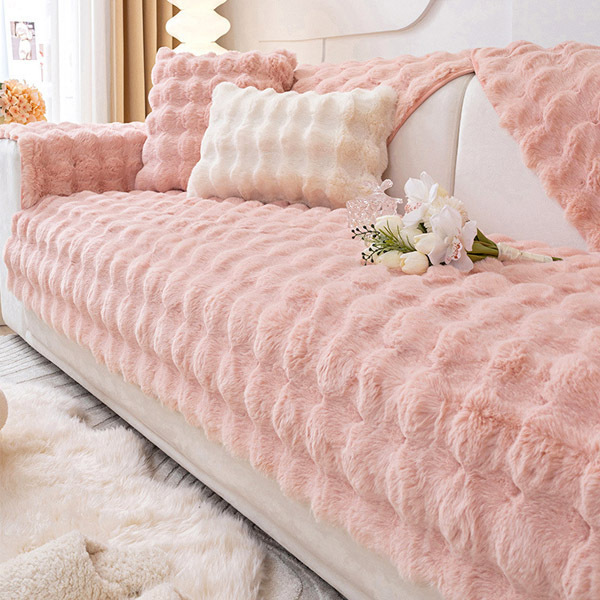 仿兔毛柔軟加厚沙發墊