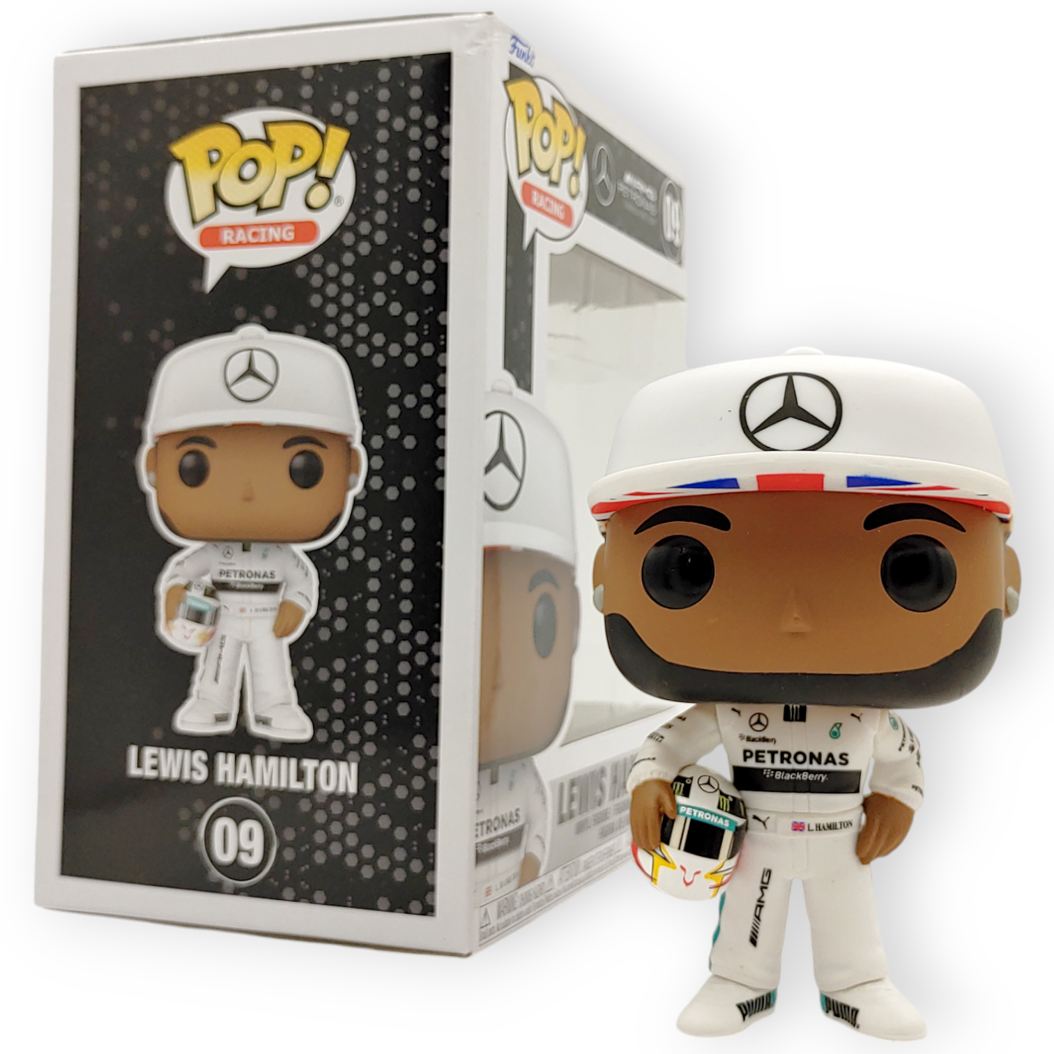 FUNKO POP <Formula 1>平治車隊-2014白色戰衣咸美頓-No.09