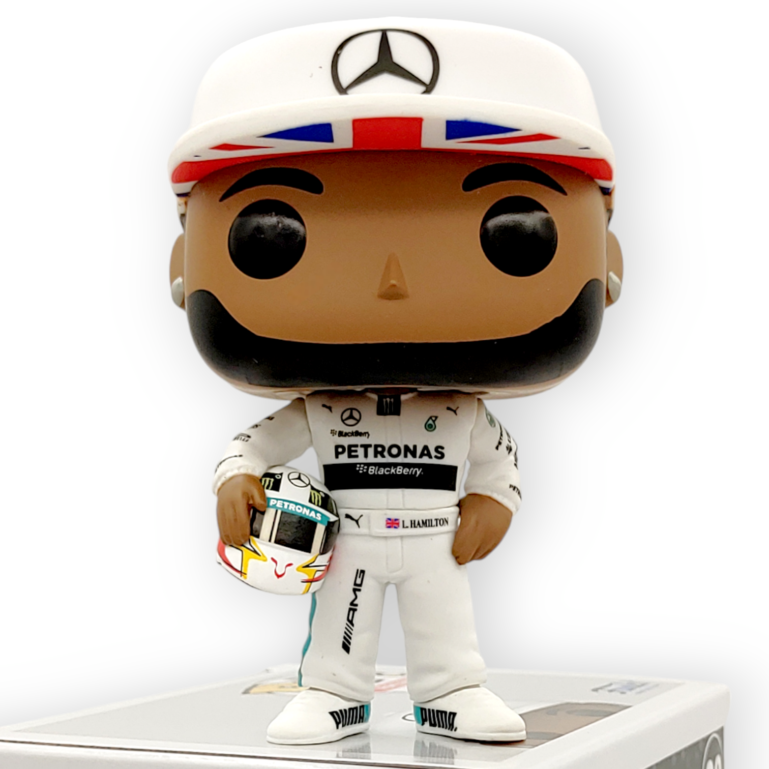 FUNKO POP <Formula 1>平治車隊-2014白色戰衣咸美頓-No.09