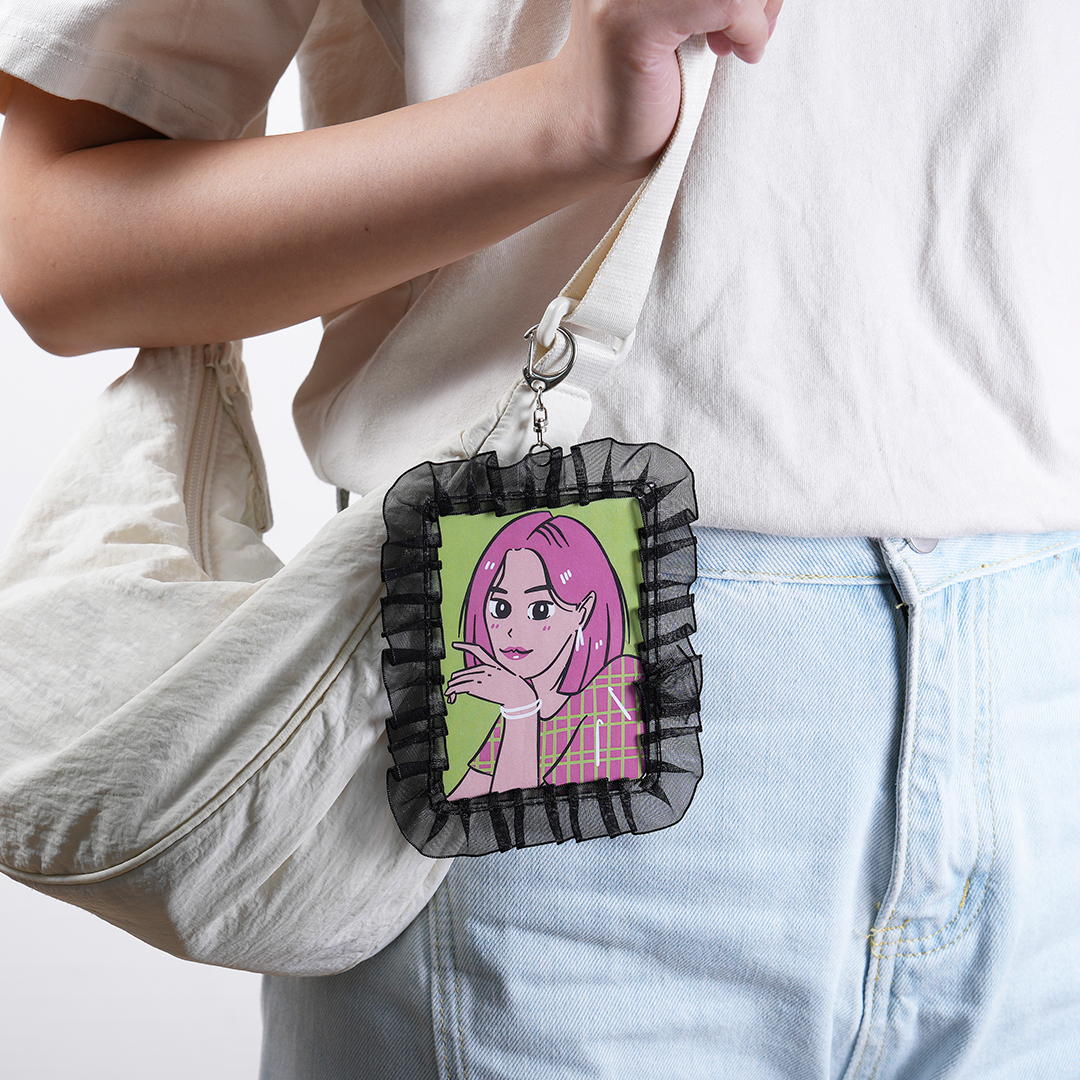 hapila硬質卡套鑰匙圈/13.5x11x0.2cm