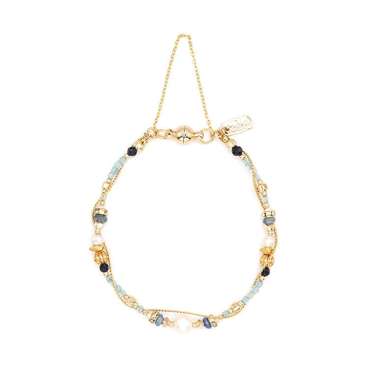 《十周年慶限定款》聽見海洋的聲音 – 珍珠磷灰石 – 手鍊