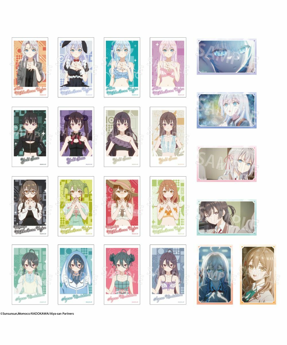 預購-『不時輕聲地以俄語遮羞的鄰座艾莉同學』 迷你動畫劇照收藏組 BOX販售【日本進口精品】