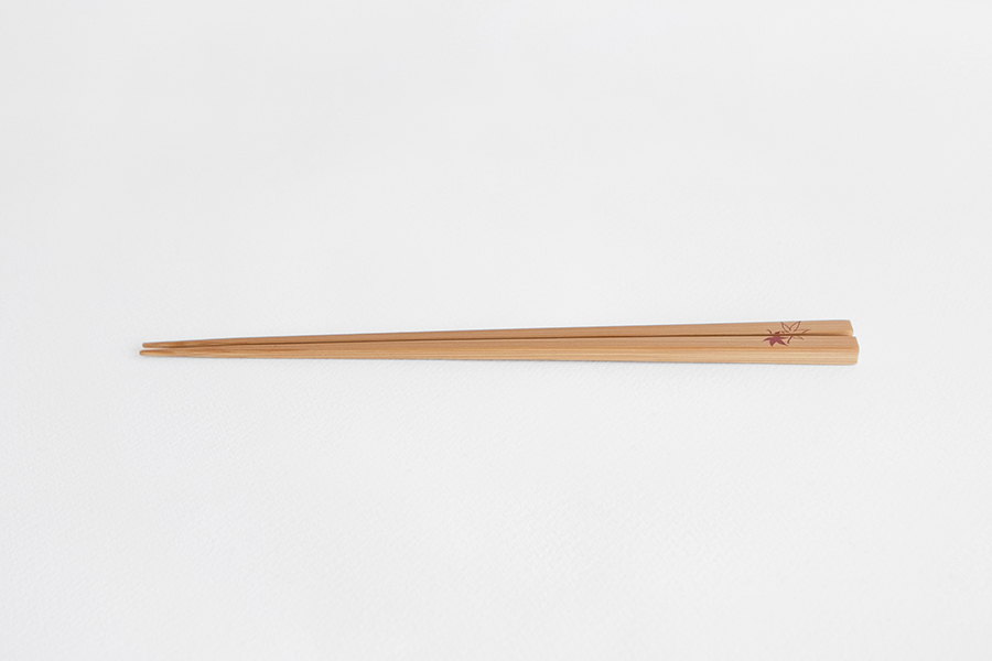 公長齋小菅-楓葉筷 / 原色