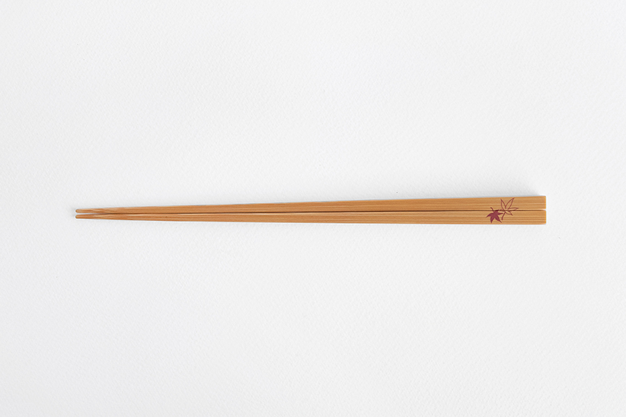公長齋小菅-楓葉筷 / 原色