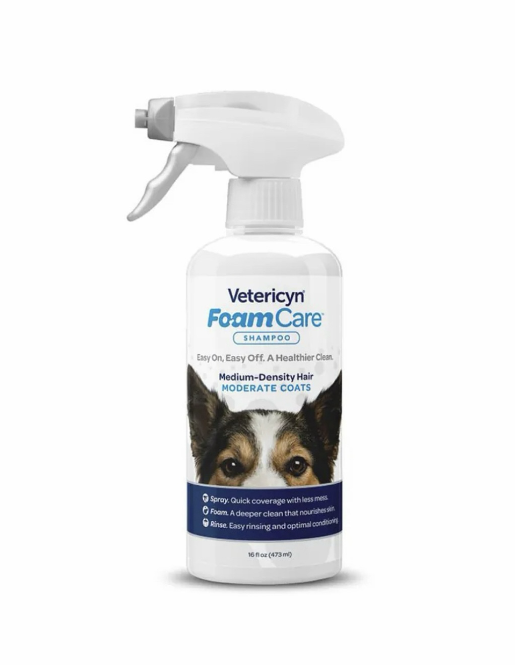 Vetericyn Plus 泡泡寵物洗毛液 473ml（適合中長毛貓狗種）