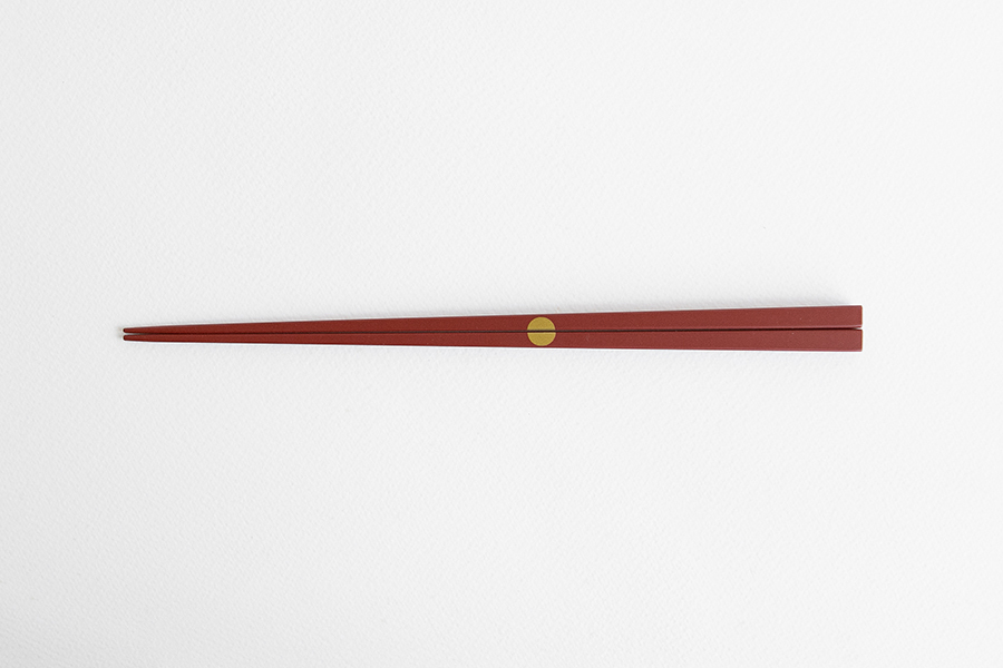 公長齋小菅-圓窗筷 / 紅