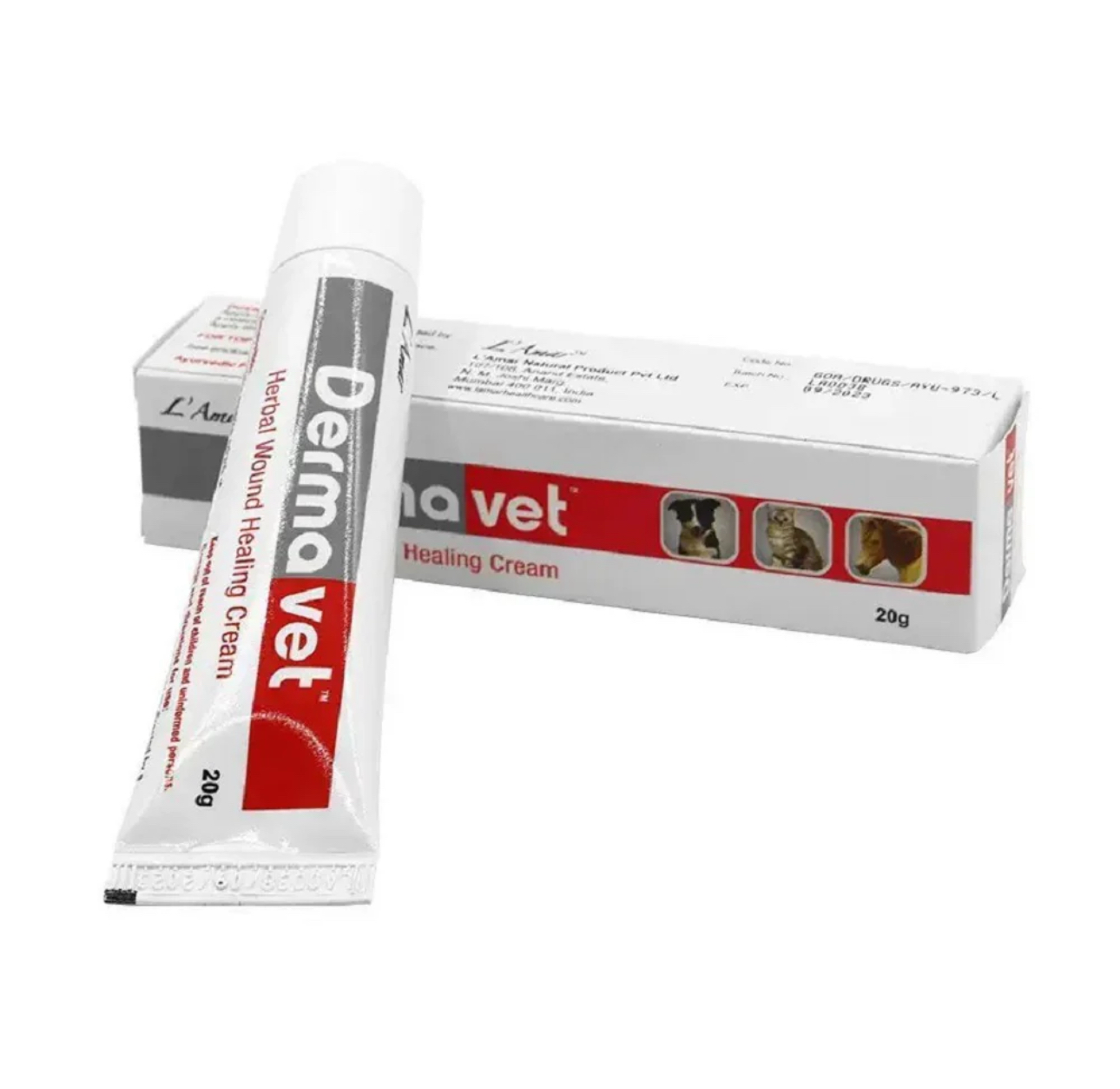 L' Amar Derma Vet 草霸寵物療傷膏 20g（適合任何寵物）