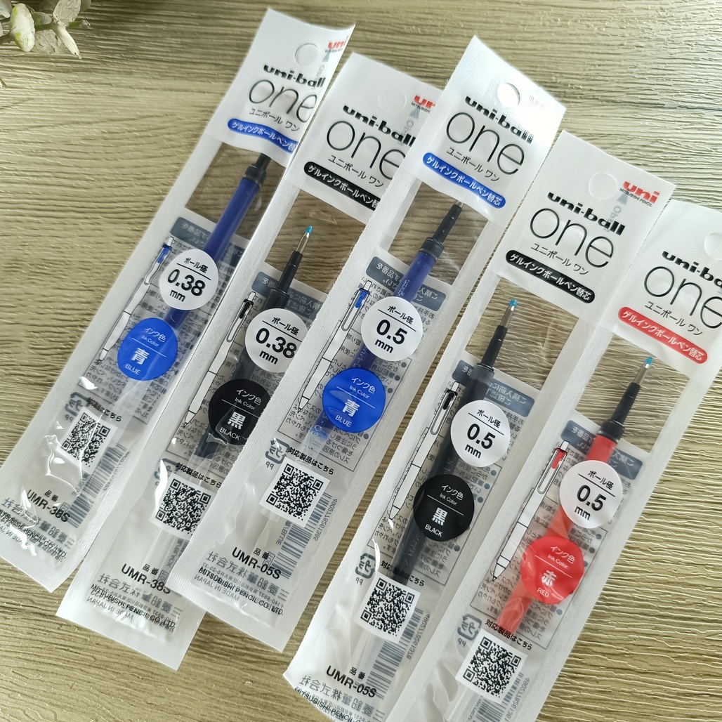 三菱 uni-ball one 超細鋼珠筆替芯 0.5/0.38mm 黑/藍/紅