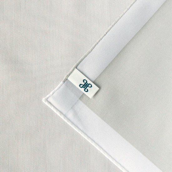 緞面邊框手巾＿灰