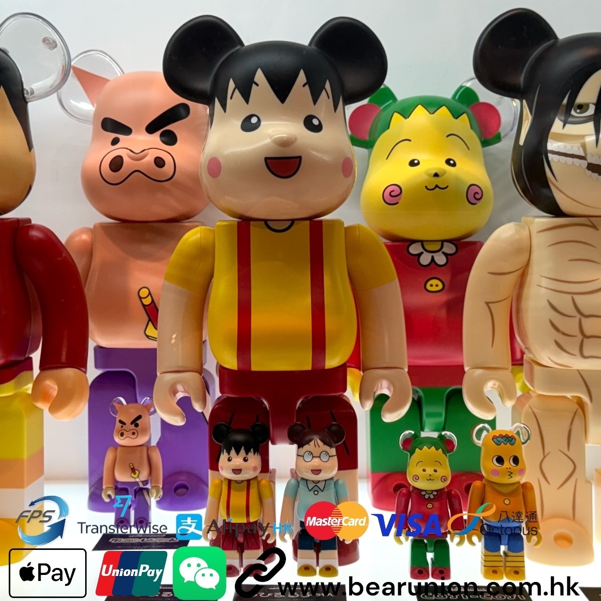 🥇現貨🥇Bearbrick 400% 櫻桃小丸子