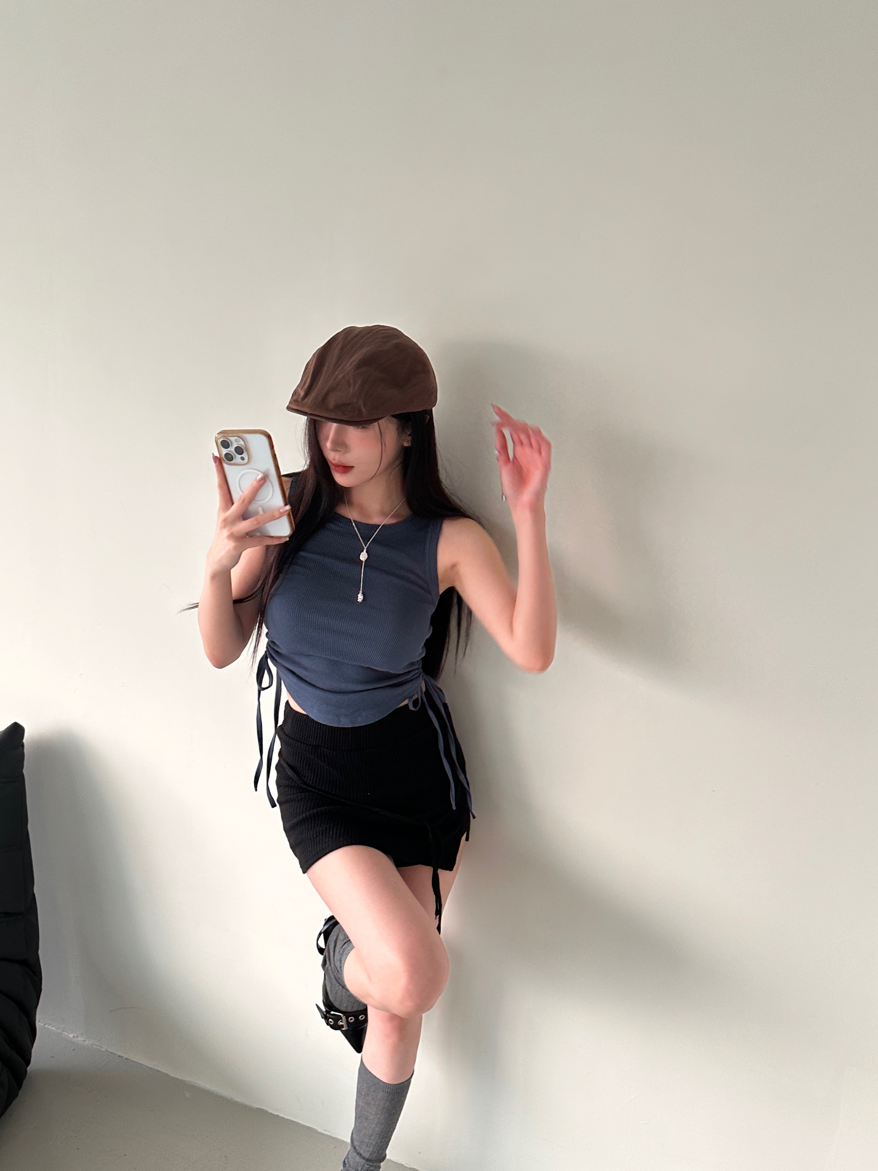 【現貨】F35 抓摺坦克背心 (孔雀藍)