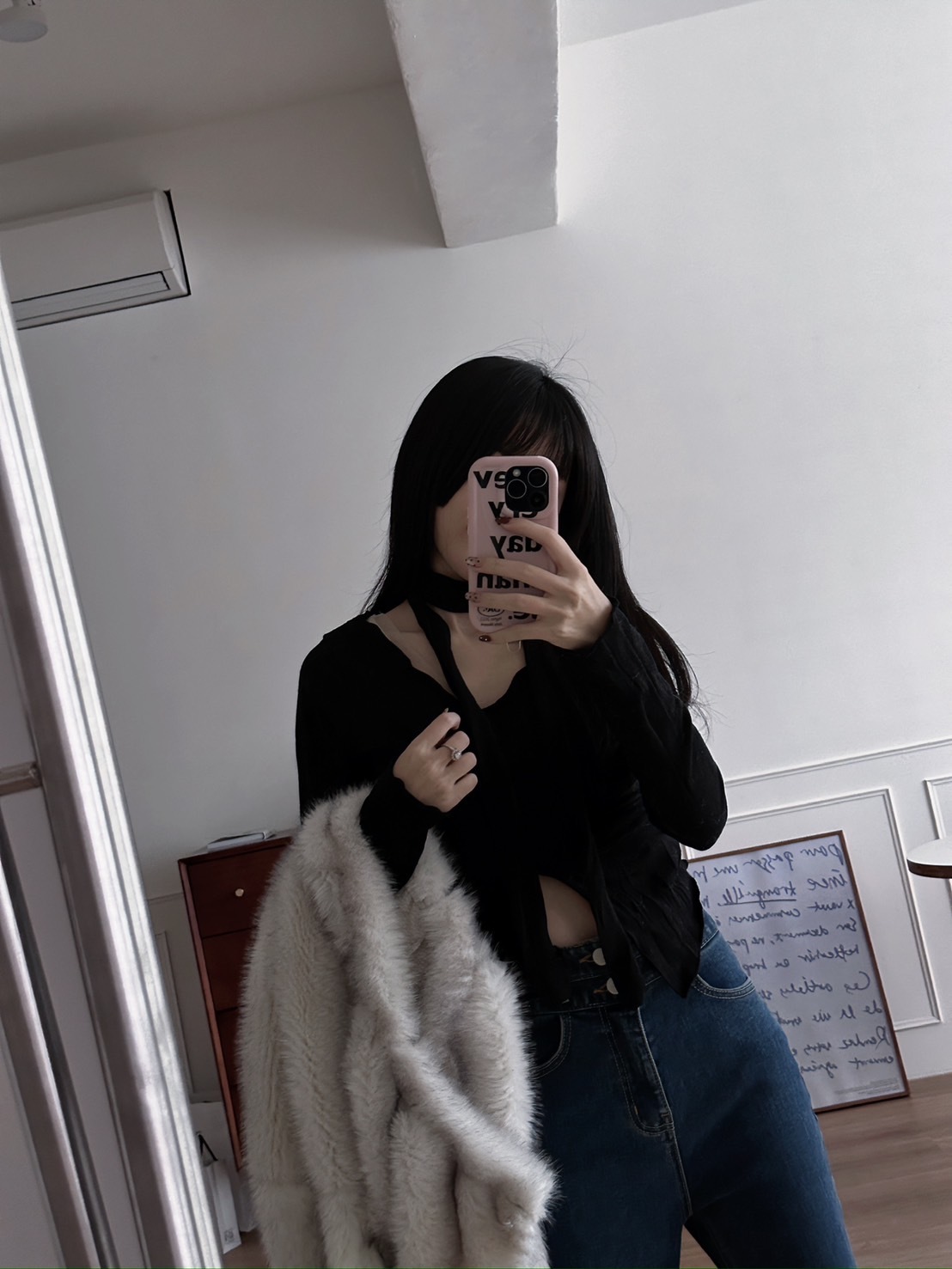 🇰🇷  怦然心動 設計感 皺褶上衣