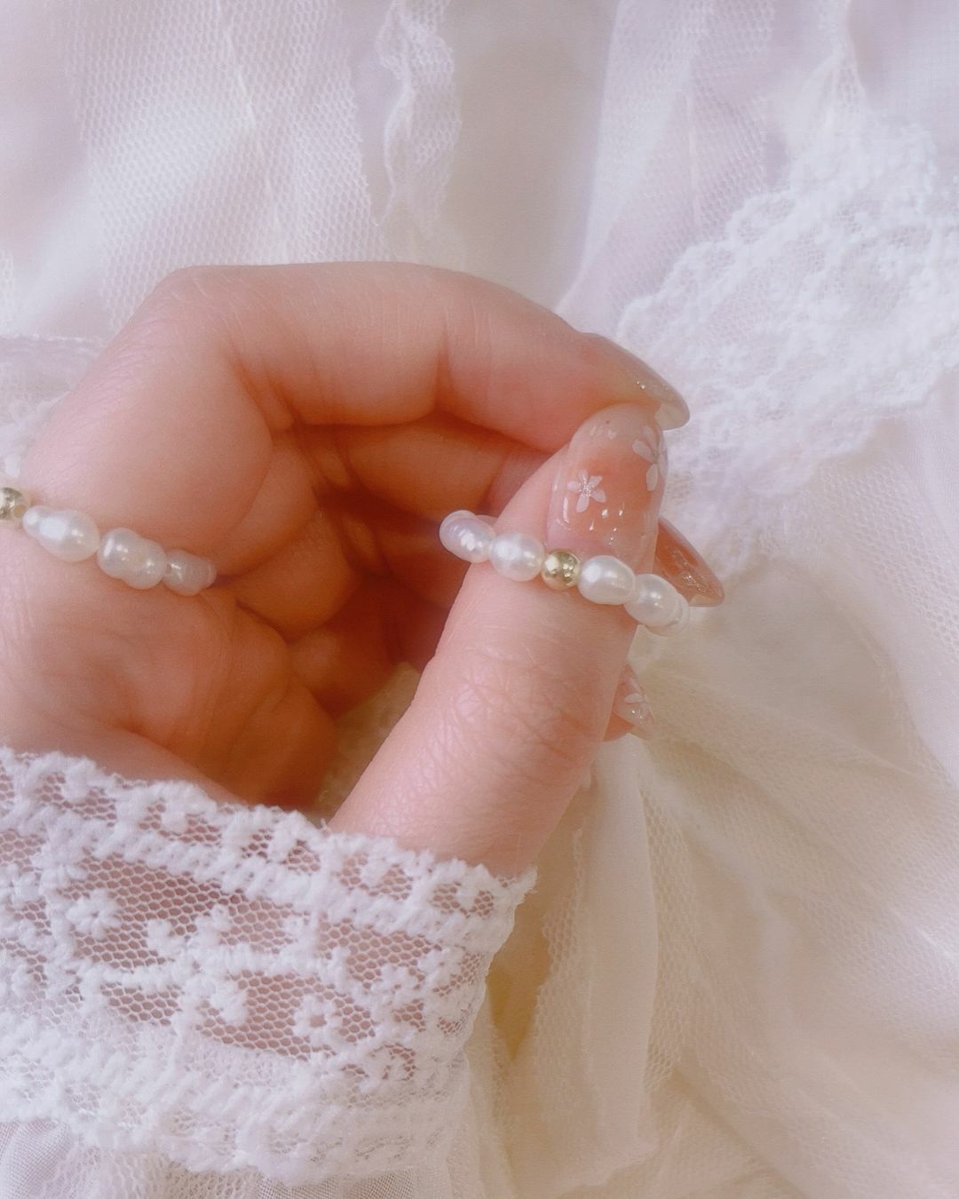 [浪漫巴洛克珍珠💗] R17 Baroque Pearl Elastic Ring