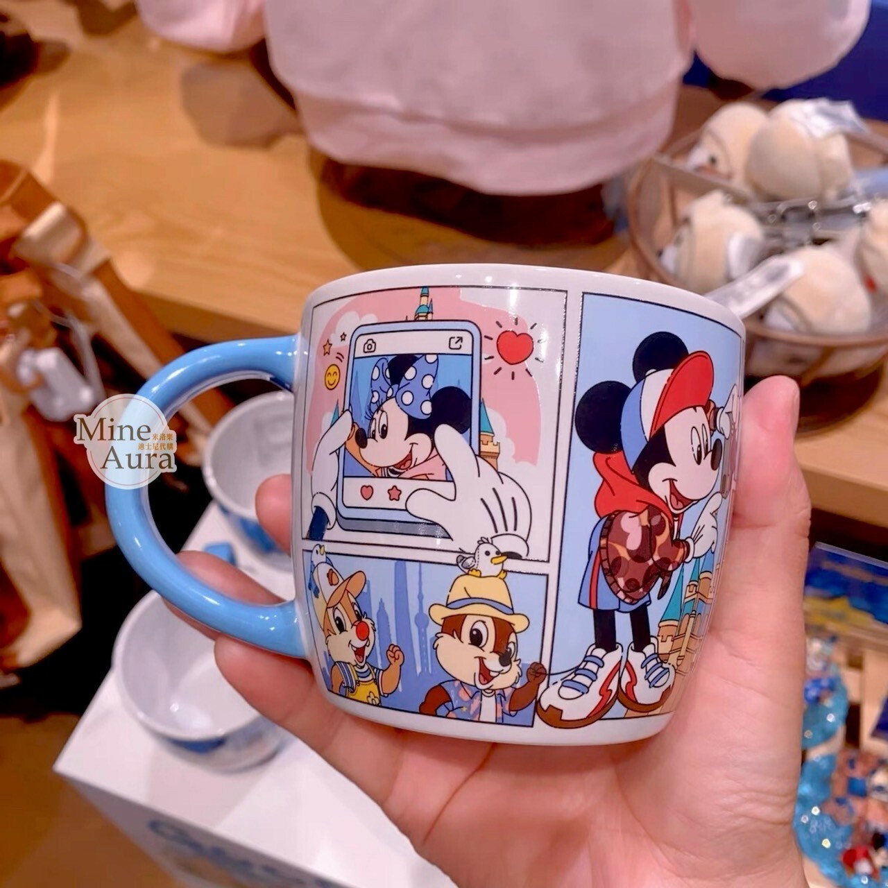 2024 米奇樂享上海系列 米奇 Mickey 好友 集合 圖案 陶瓷馬克杯 水杯 -上海迪士尼樂園