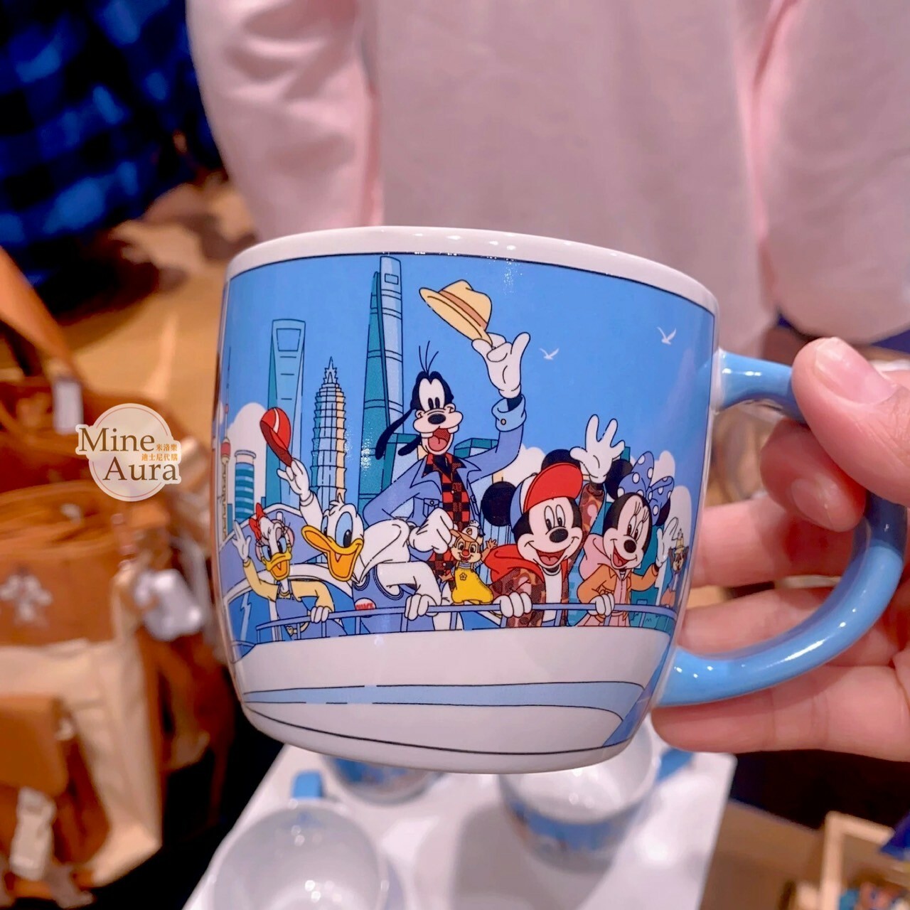 2024 米奇樂享上海系列 米奇 Mickey 好友 集合 圖案 陶瓷馬克杯 水杯 -上海迪士尼樂園
