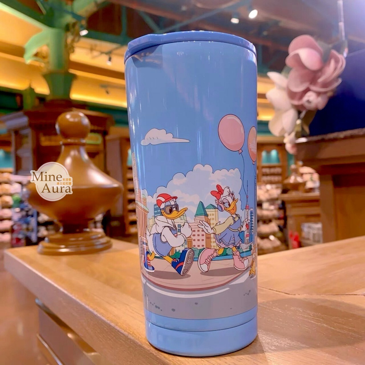 2024 米奇樂享上海系列 米奇 Mickey 好友 集合 圖案 不鏽鋼 水杯 隨行杯 -上海迪士尼樂園