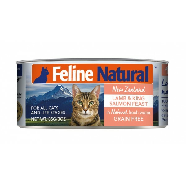 K9 Feline Natural - 主食罐 羊肉三文魚盛宴 Lamb & King Salmon Feast 85g