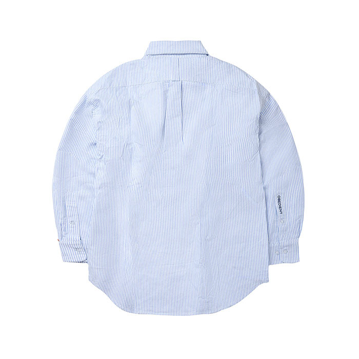 THE BIG SHIRT - BLUE / WHITE STRIPED