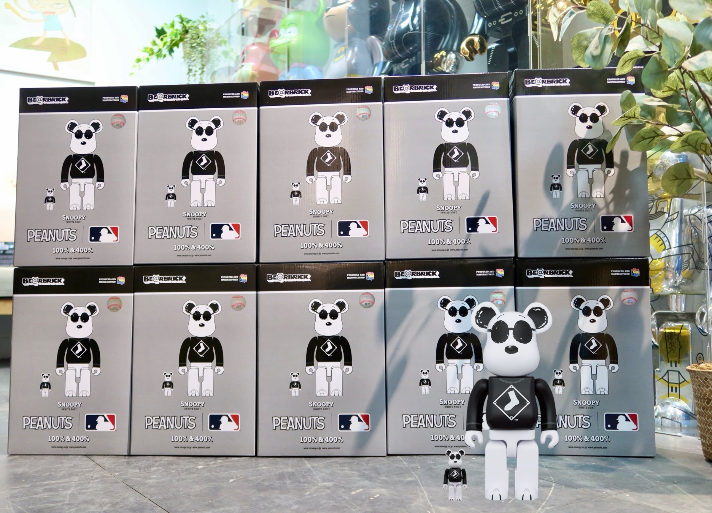 🥇現貨🥇Bearbrick 400% 100% MLB × PEANUTS WHITE SOX 🥇現貨🥇Bearbrick 400% 100% MLB × PEANUTS WHITE SOX