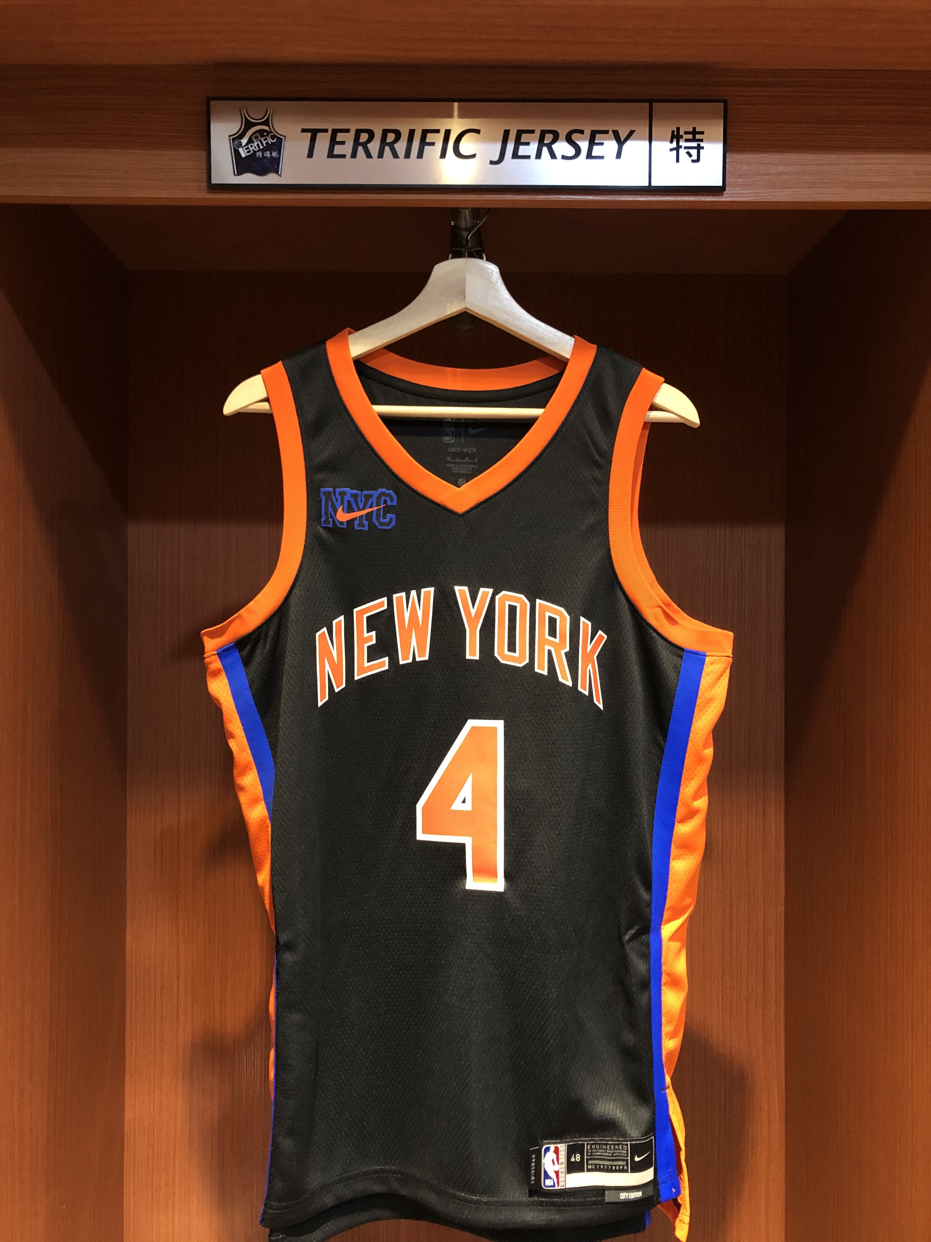 NBA球衣 Derrick Rose 紐約尼克城市 City Nike Swingman 球迷版 熱轉印 全新