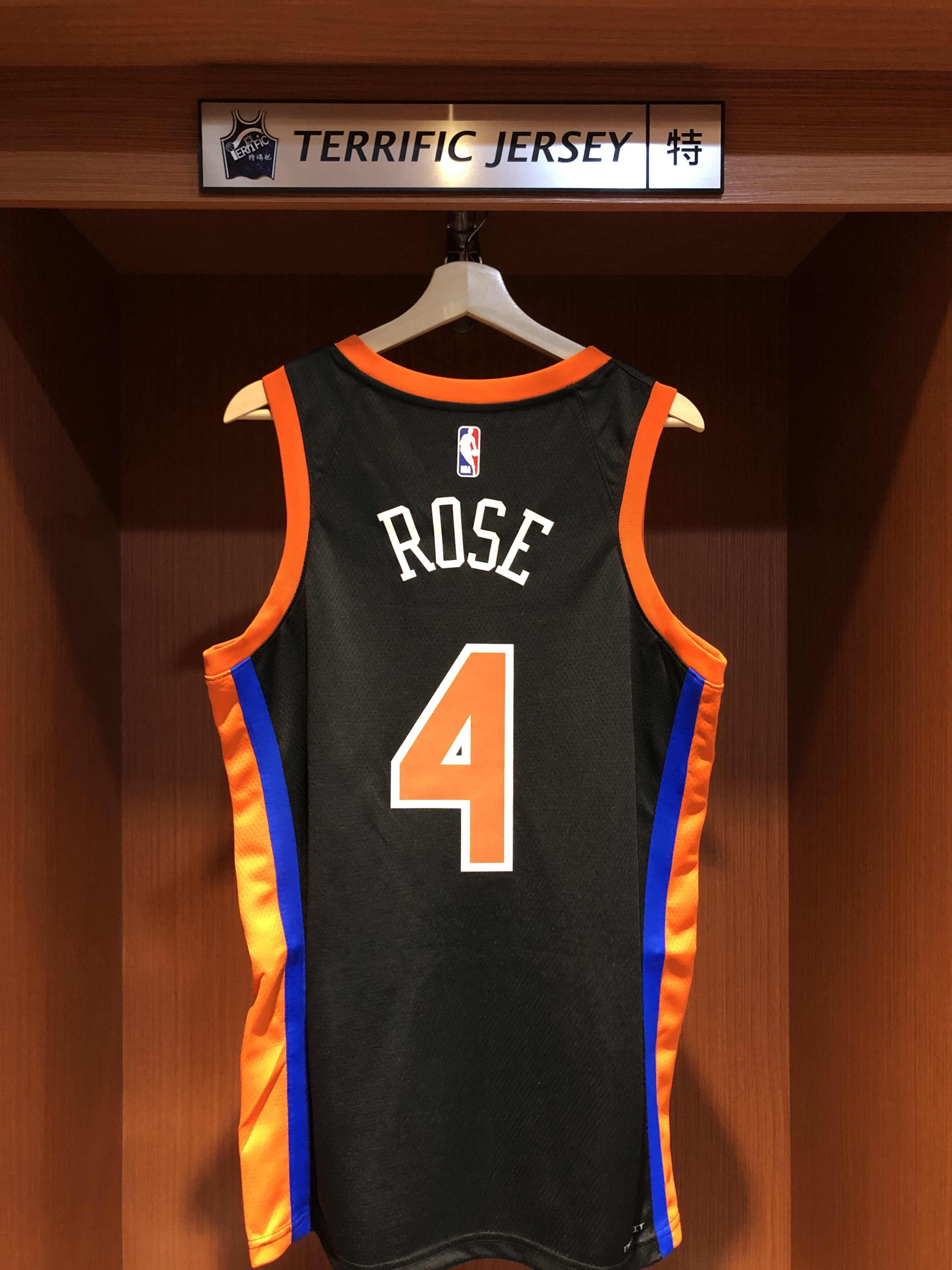 NBA球衣 Derrick Rose 紐約尼克城市 City Nike Swingman 球迷版 熱轉印 全新