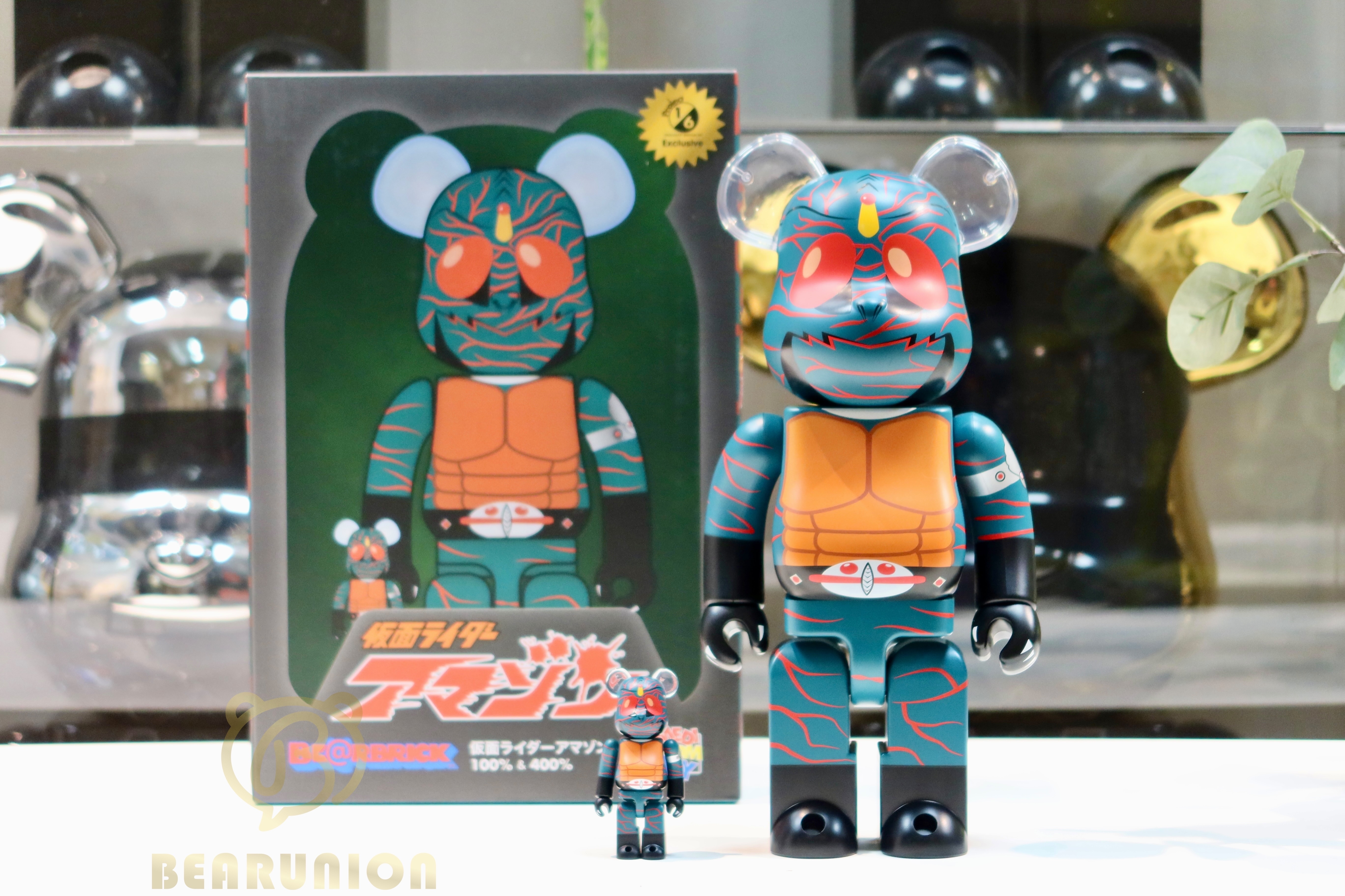 🎏預訂🎏Bearbrick 400% 100% 仮面 假面騎士 仮面亞馬遜