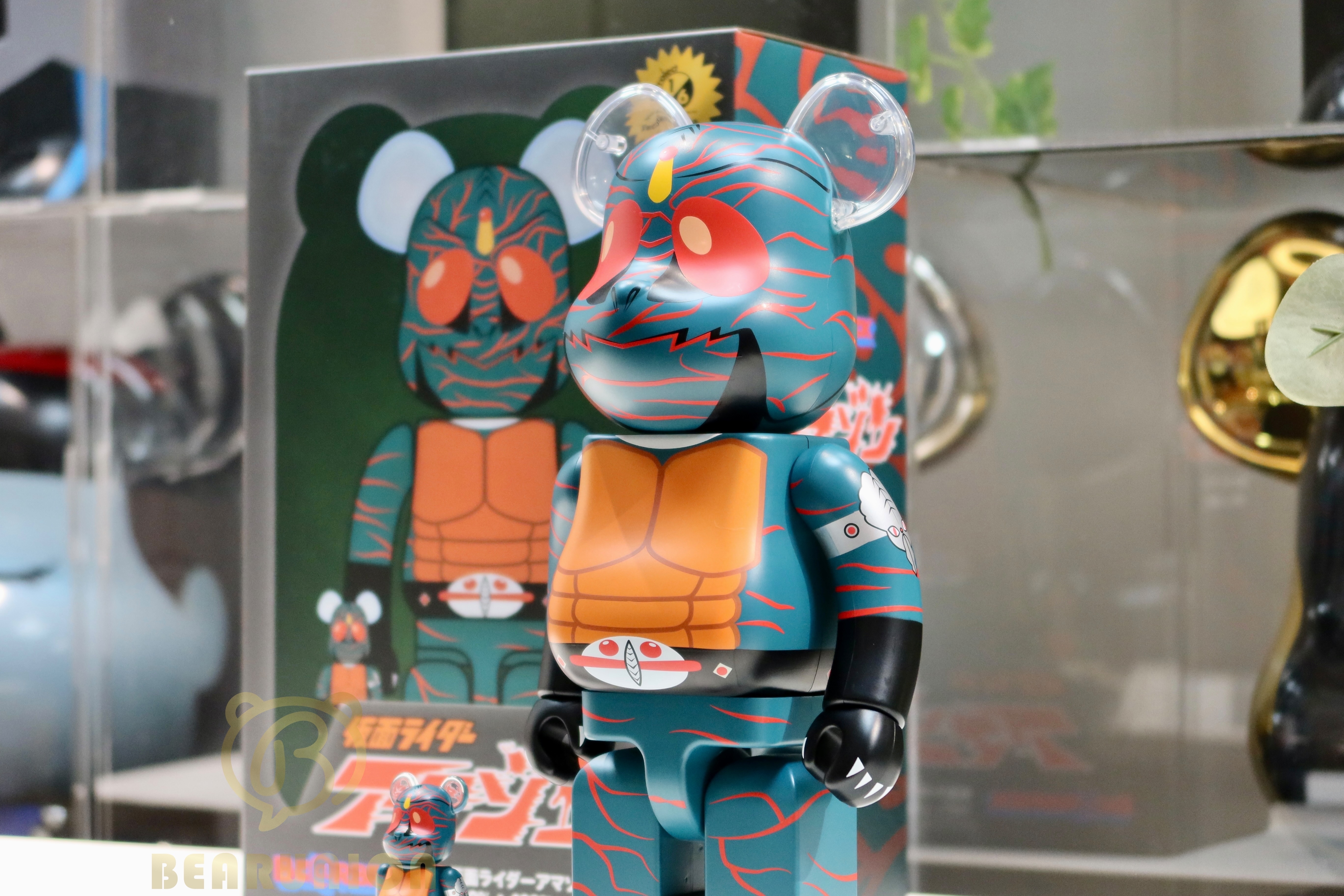 🎏預訂🎏Bearbrick 400% 100% 仮面 假面騎士 仮面亞馬遜