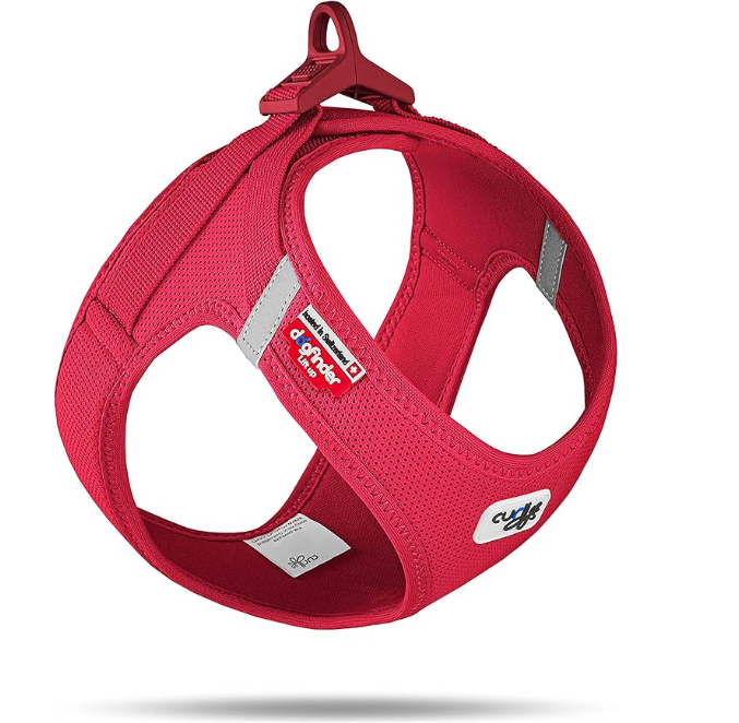 Curli 3D緊貼 超輕量透氣胸帶 紅色 (XS / S / M / L / XL)