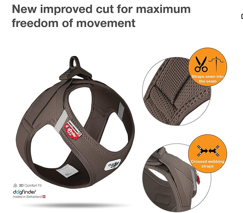 Curli 3D緊貼 戶外防水胸帶 啡色 ( 2XS / XS / S / M / L )