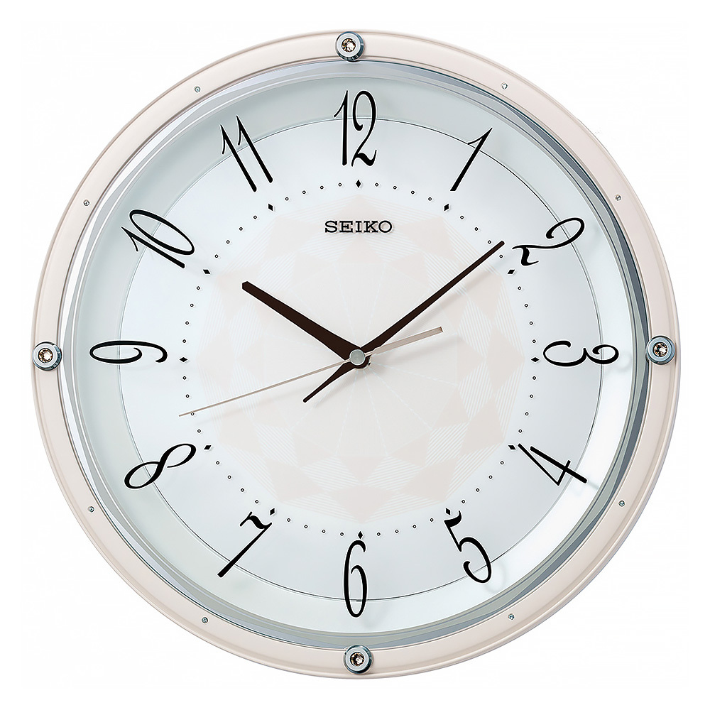 (預購)【SEIKO 精工】QXA830L QXA830P 萬花筒 設計 優雅 質感 居家休閒 辦公 滑動式靜音秒針 掛鐘 時鐘