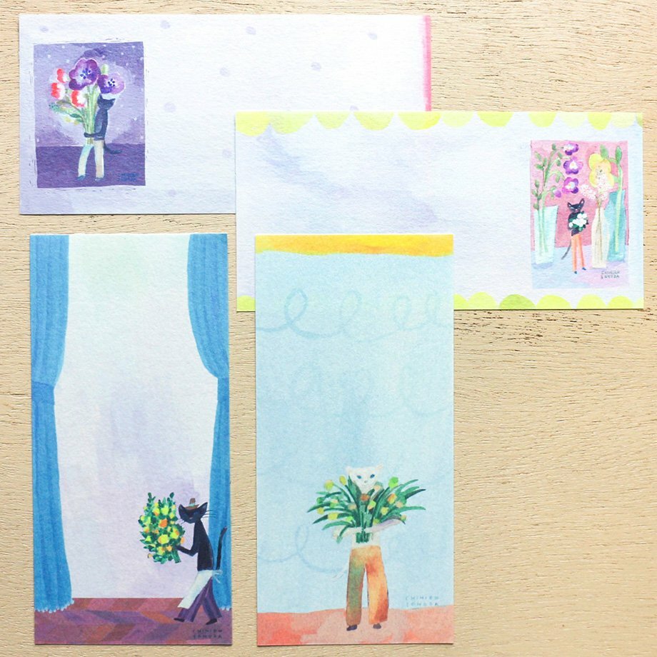 園田知潤_LOVE LETTER 20枚和紙一筆箋｜日本表現社