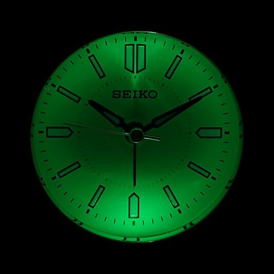 【SEIKO 精工】QHE184 水鬼造型 滑動式秒針 貪睡 照明 夜光 居家 休閒 辦公 座鐘 鬧鐘 時鐘