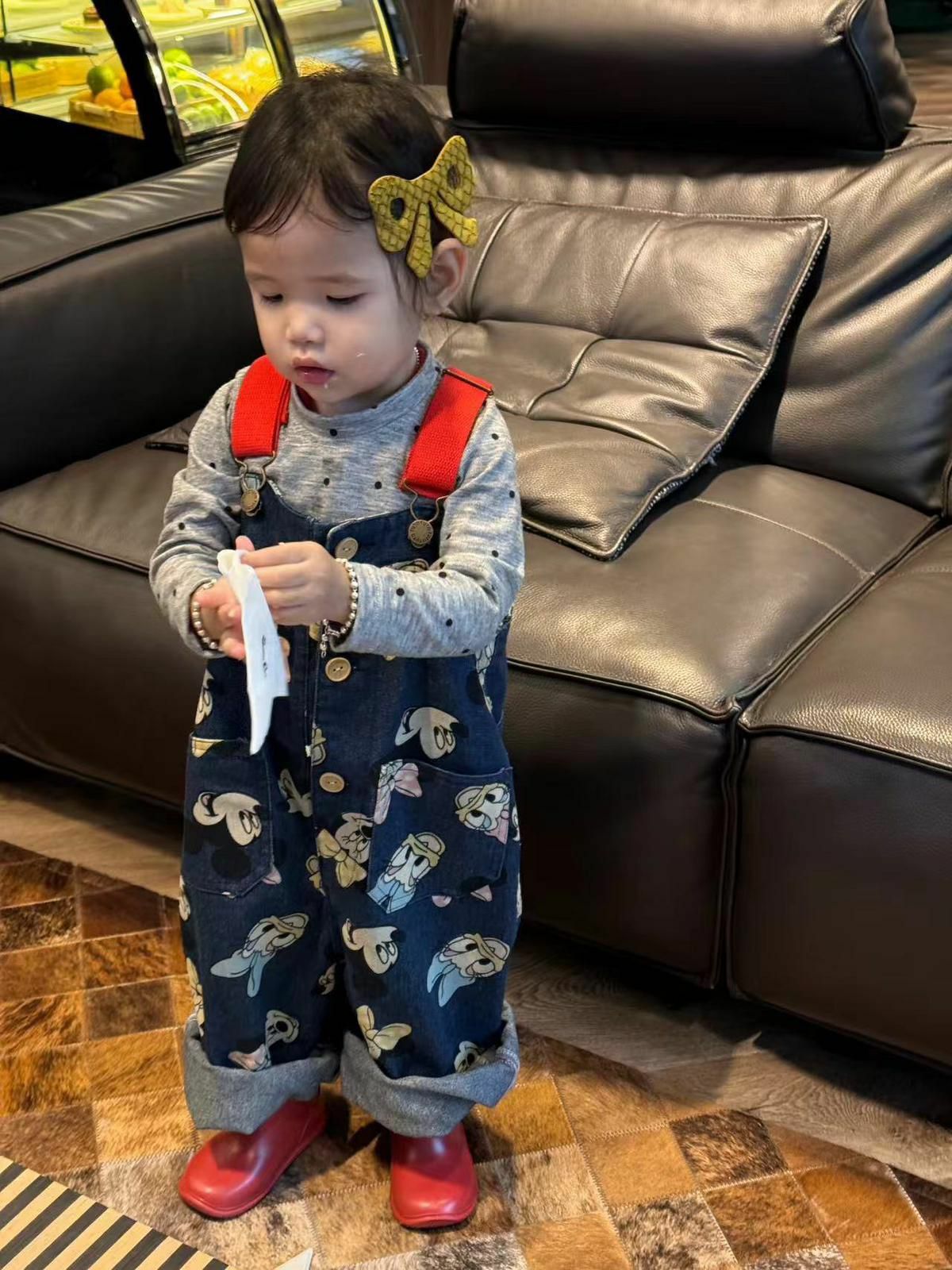 日單 FUTA 米奇背帶褲