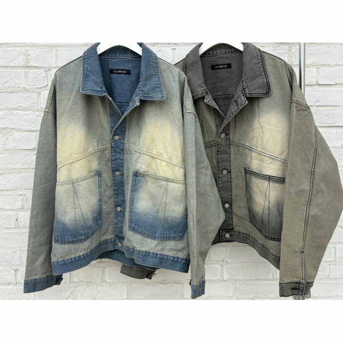 洗水牛仔褸 GLAMOUR-040JK