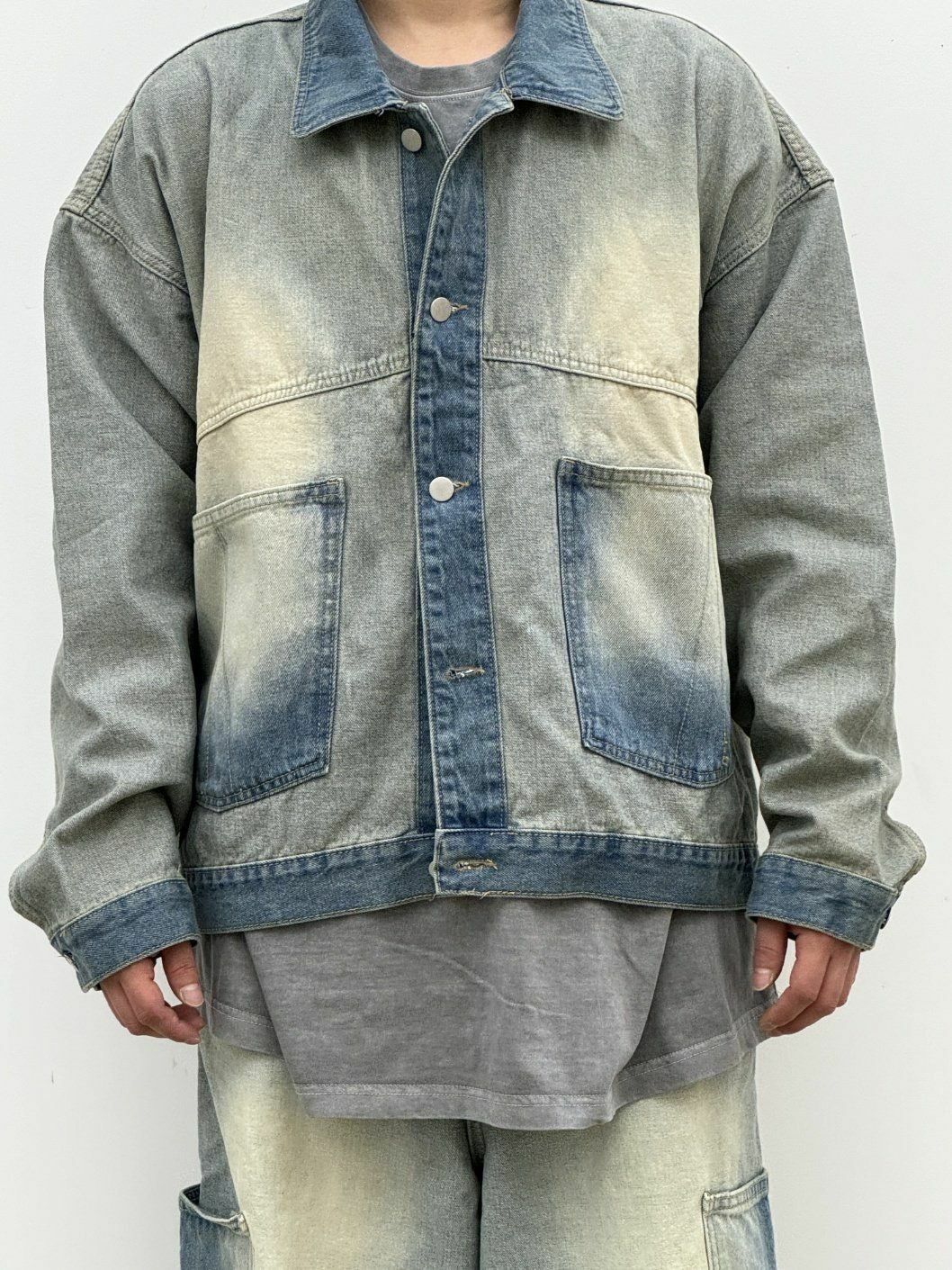 洗水牛仔褸 GLAMOUR-040JK