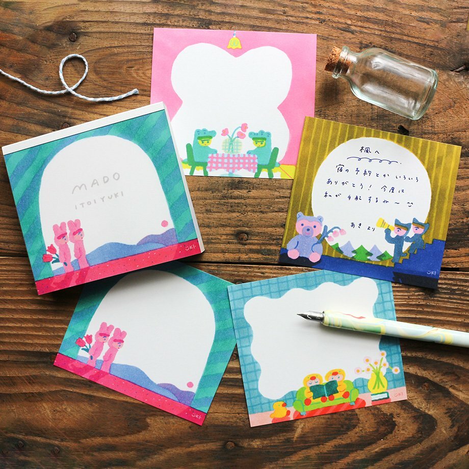 ITOI YUK_窗戶 120枚便條本 memo｜日本表現社