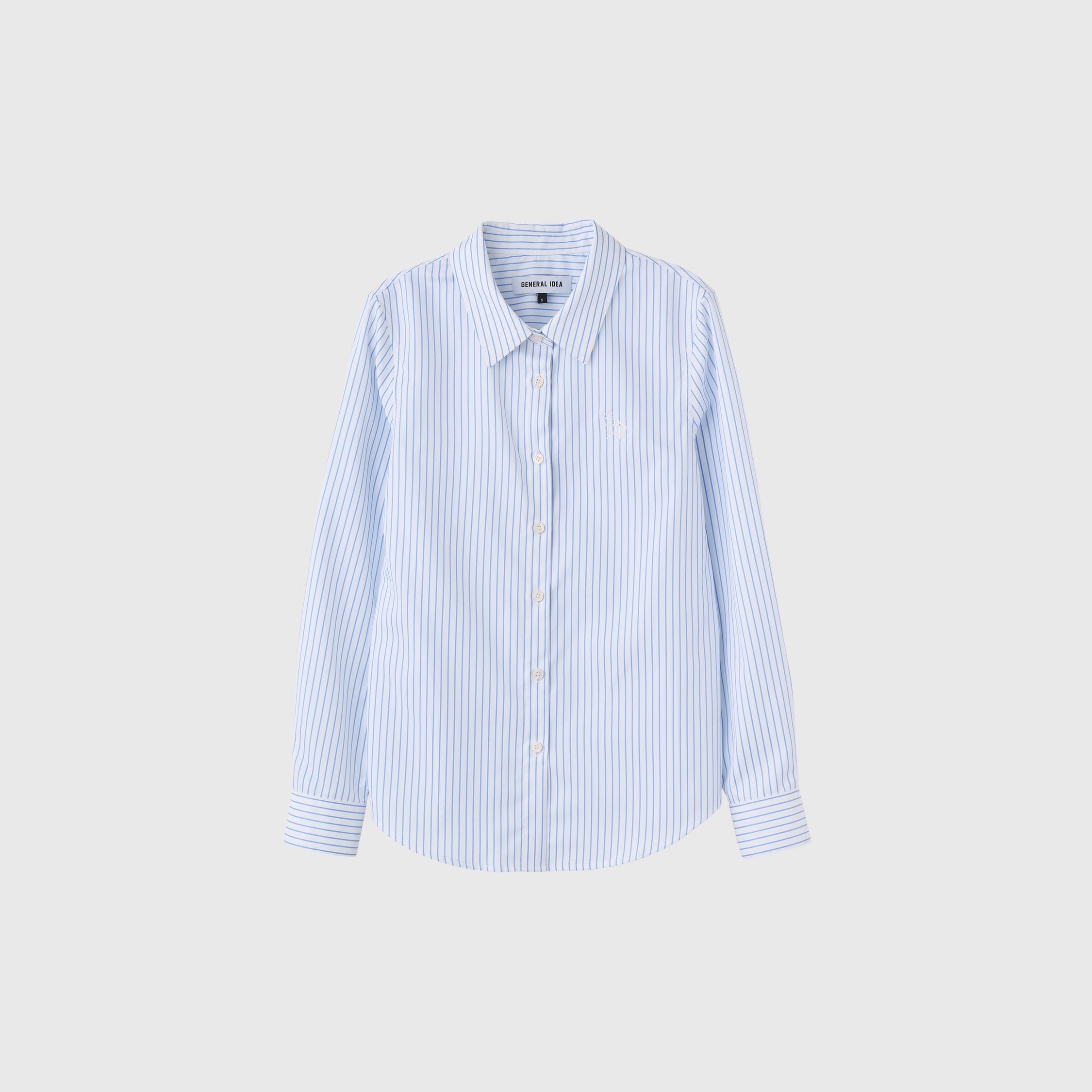 [GENERAL IDEA] WRINKLE-FREE CLASSIC STRIPED SHIRT