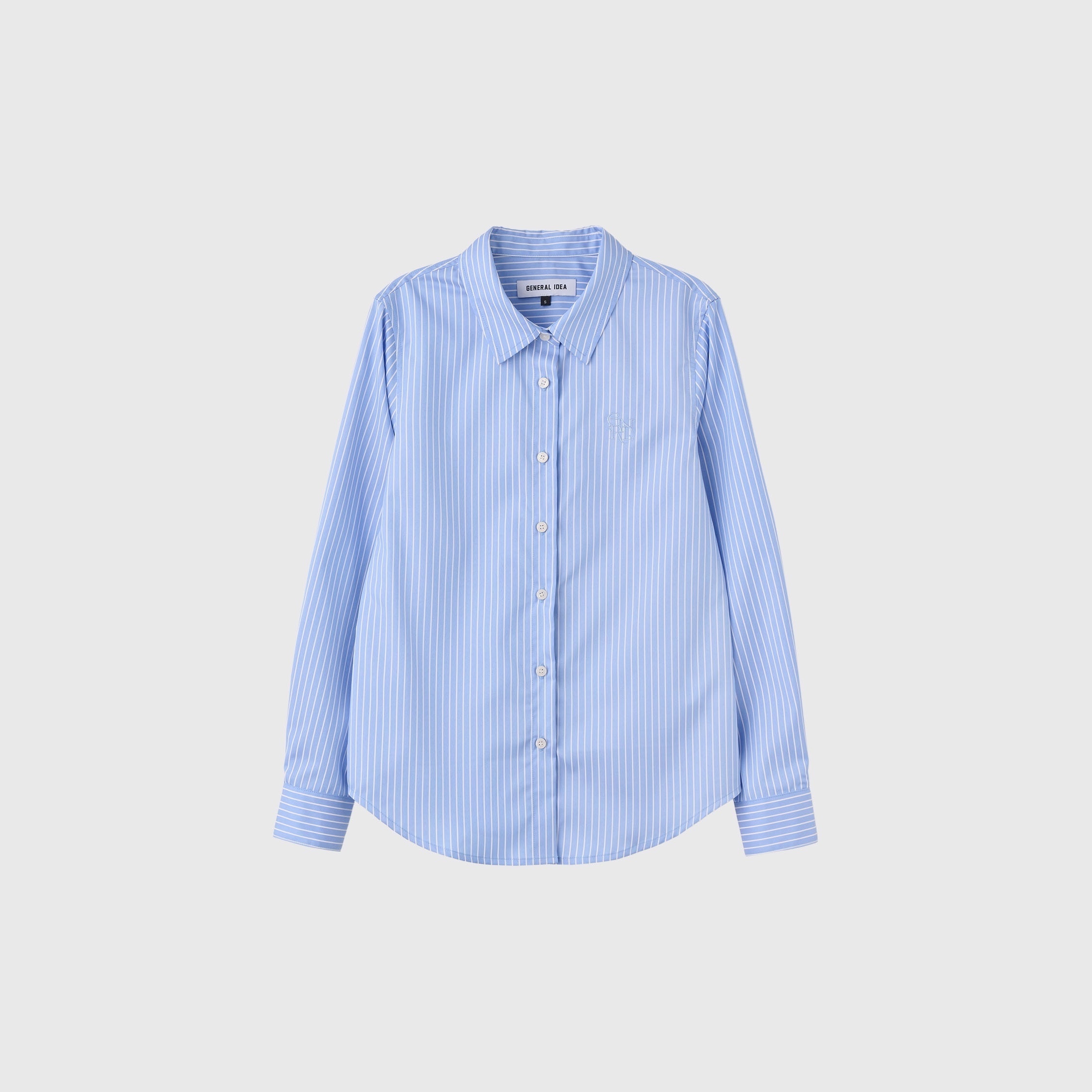 [GENERAL IDEA] WRINKLE-FREE CLASSIC STRIPED SHIRT