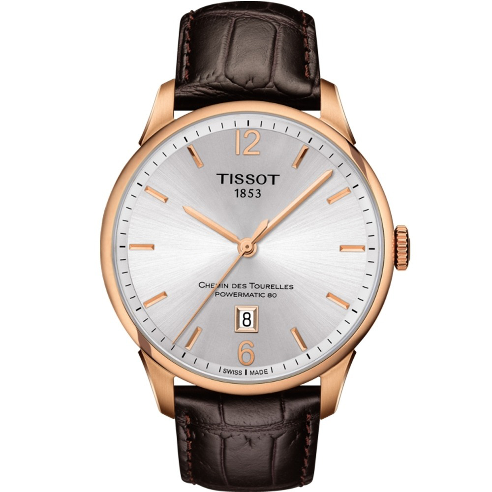 【Tissot 天梭】 Tourelles杜魯爾系列 T0994073603700 日期顯示 鏤空 機械 腕錶